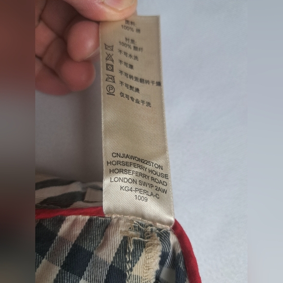 Burberry Kids Boy's Shorts Cotton Size 8 Y/128 Cm - Picture 10 of 10